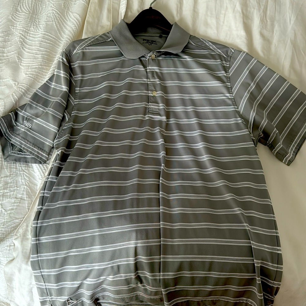 Dry fit, ping, guy golf shirt